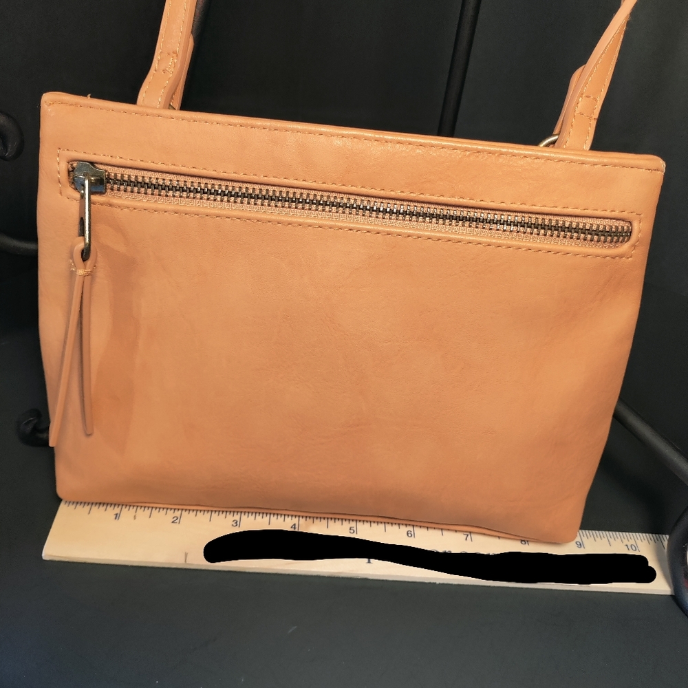 Universal Thread Goods Co. Tan Crossover Bag/Purs… - image 4